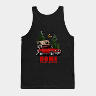 Red Land Cruiser - Home is where you park it Land Cruiser Tank Top